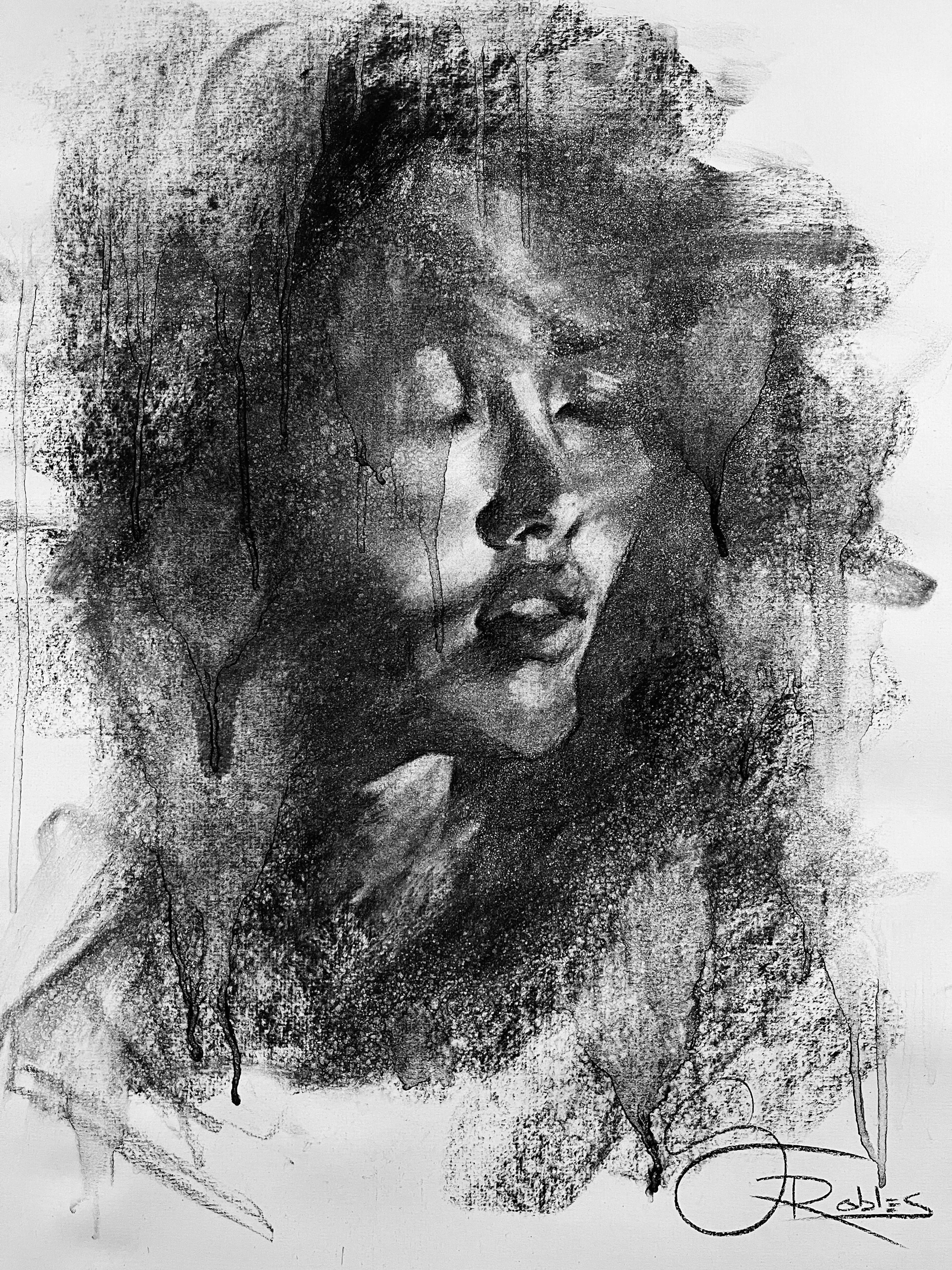 Make The World Go Away
Charcoal on paper
18”x24”