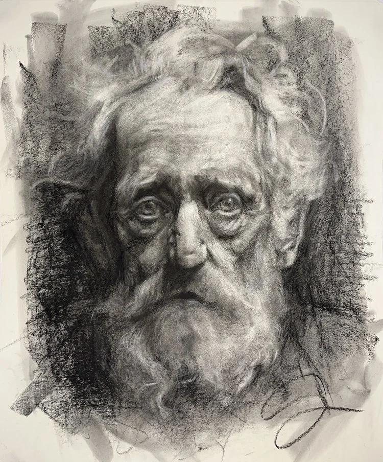 The Things I’ve Seen
Charcoal on paper
16’x20”