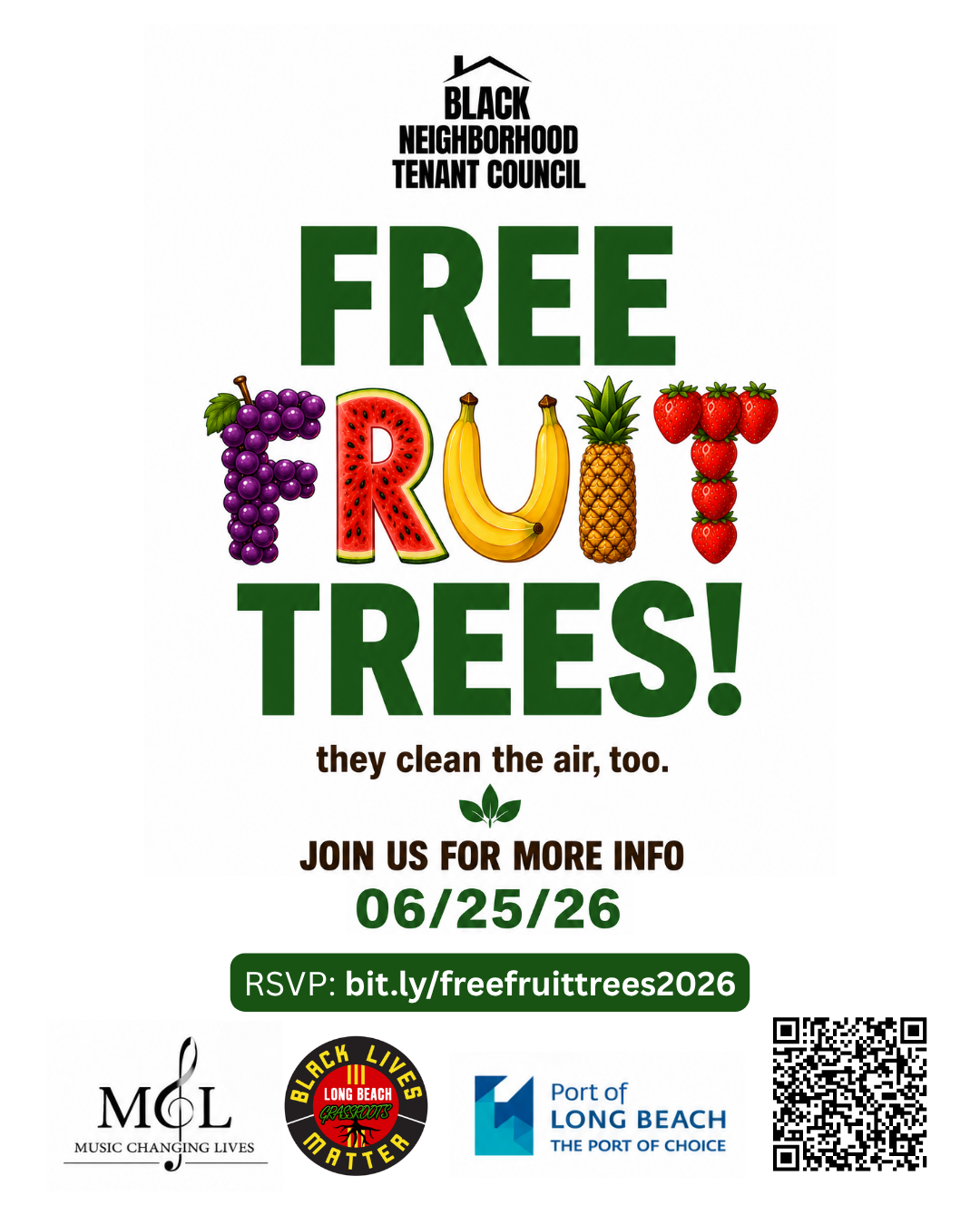 Free Fruit Trees for Long Beach Neighbors