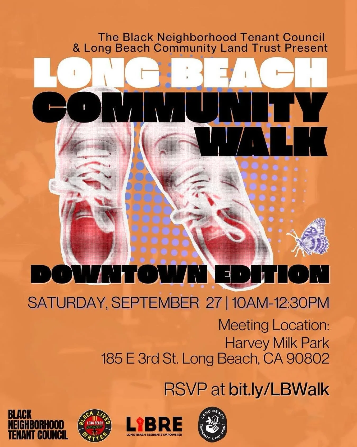 ✨ Step Into Community with us this Saturday! ✨
The Black Neighborhood Tenant Council, with @wearelbre and the LB #CommunityLandTrust, is hosting a powerful community walk through Downtown Long Beach to celebrate and uplift Black-owned businesses tha