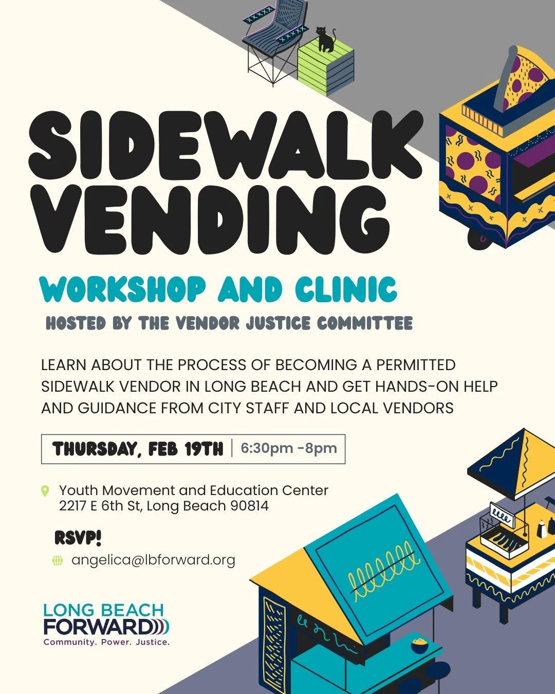 Black Vendors, This Is For You ✊🏾

Are you vending on the sidewalk? Thinking about it? Curious about permits, rules, or what the city is changing?

Tonight&rsquo;s Sidewalk Vending Workshop &amp; Clinic is a chance to get clear information directly 
