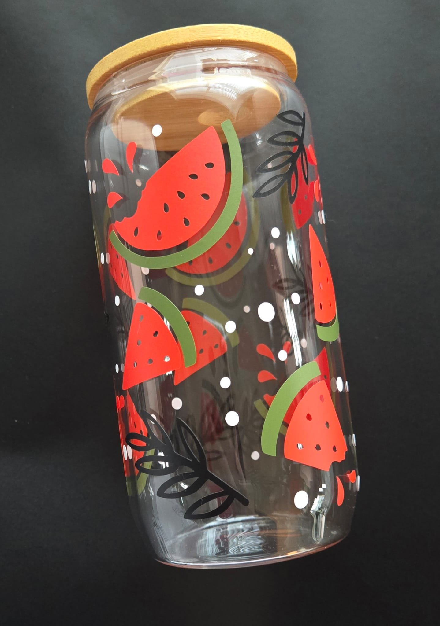 Glass drink cup