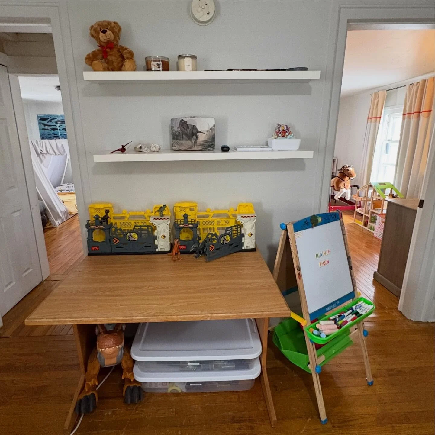 Nothing better than a toy room clear out and organization before the holidays!