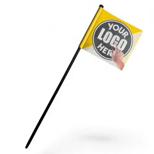 3x3 Custom Logo Cloth Desk Flag (5 Pack)