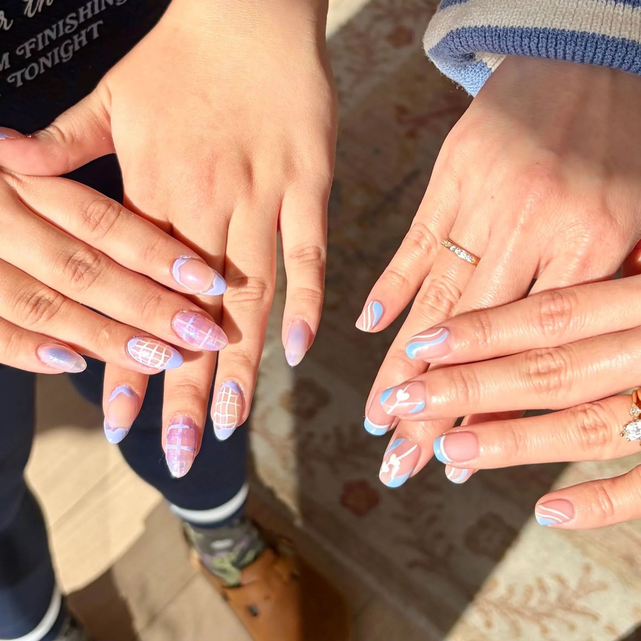 POV: you and your bestie booked a nail appointment together 💖 // Tier 2 nail art by Nina and Abby 

Polished Hamilton is open Tuesday-Saturday from 10-7pm and Sunday 10-4! Book online @ polishedhamilton.com 

#nailsdesign #nailtechs #nailtech #NailP