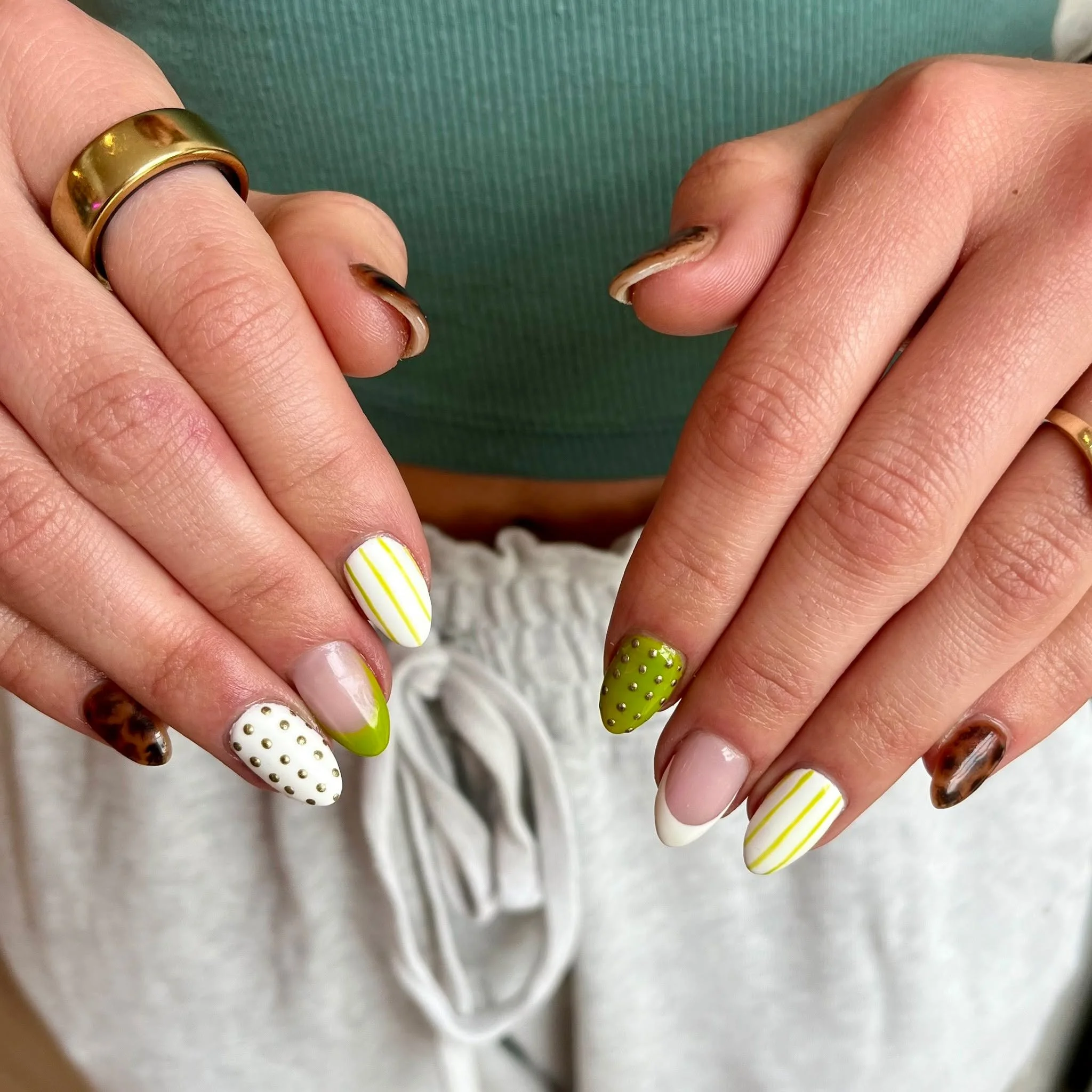 Nail art for every nail length 💅 // Tier 2 nail art by @nailsbysophcall and @nails.by.ceci 

Polished Hamilton is open Tuesday-Saturday from 10-7pm and Sunday 10-4! Book online @ polishedhamilton.com 

#nailsdesign #nailtechs #nailtech #NailPolish #