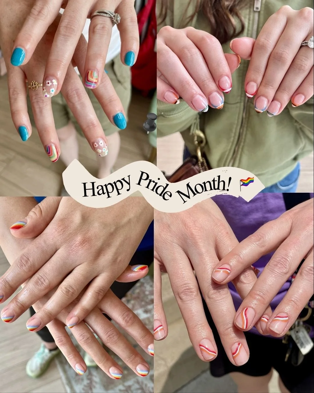 🌈 Love is love, and great nails are for everyone. Happy Hamilton Pride! 💖💅

Polished Hamilton is open Tuesday-Saturday from 10-7pm and Sunday 10-4! Book online @ polishedhamilton.com 

#nailsdesign #nailtechs #nailtech #NailPolish #SalonOpening #n