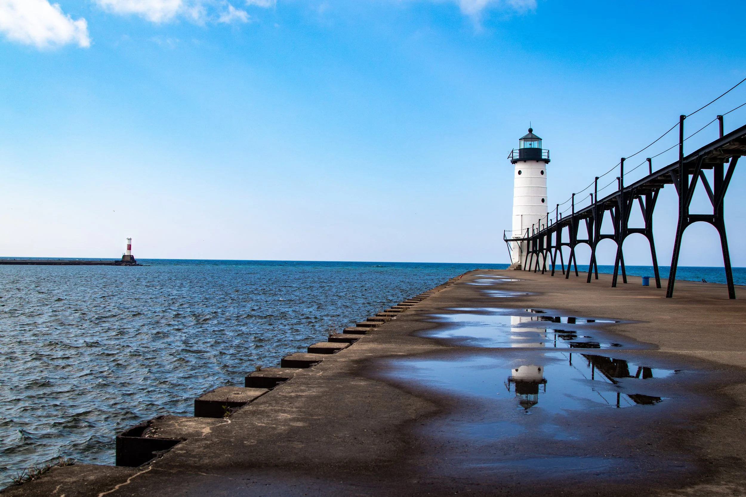 Manistee North Pier Lighthouse