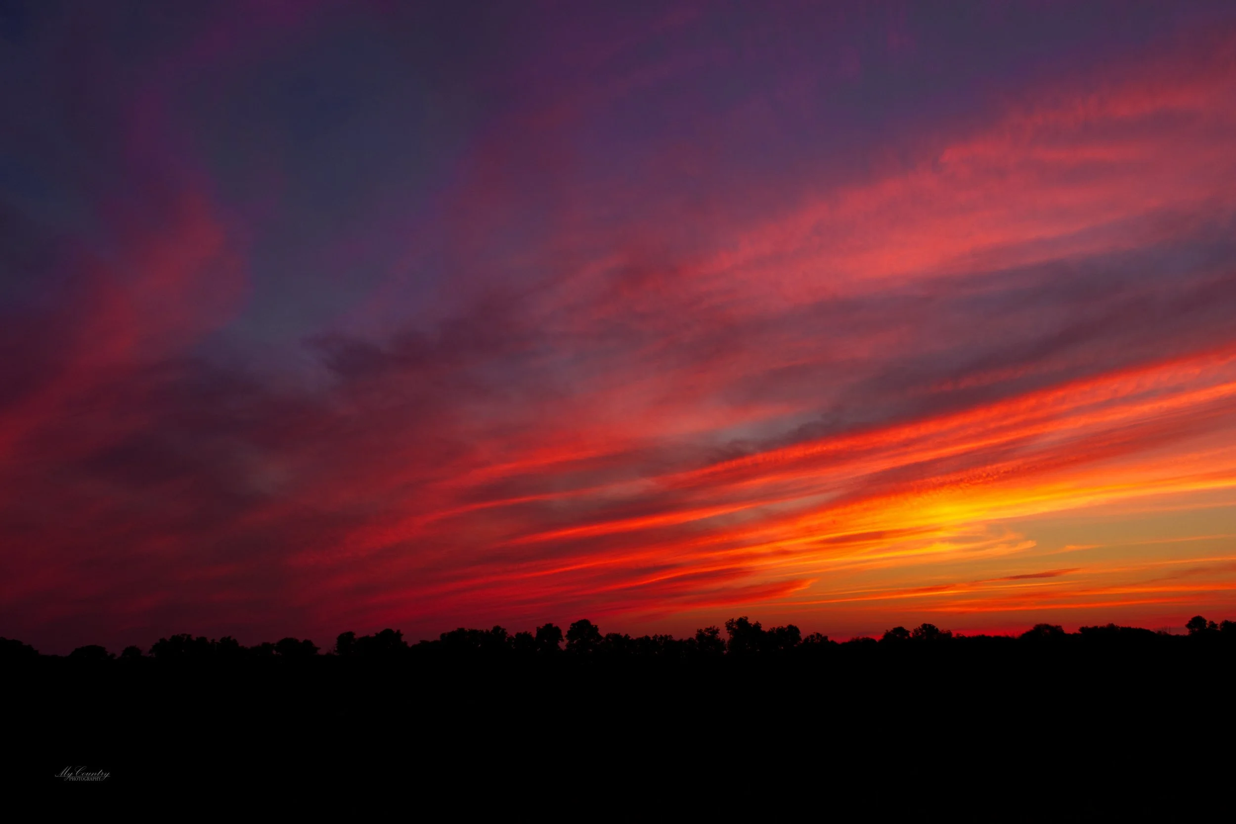 Michigan Sunset - Big Red