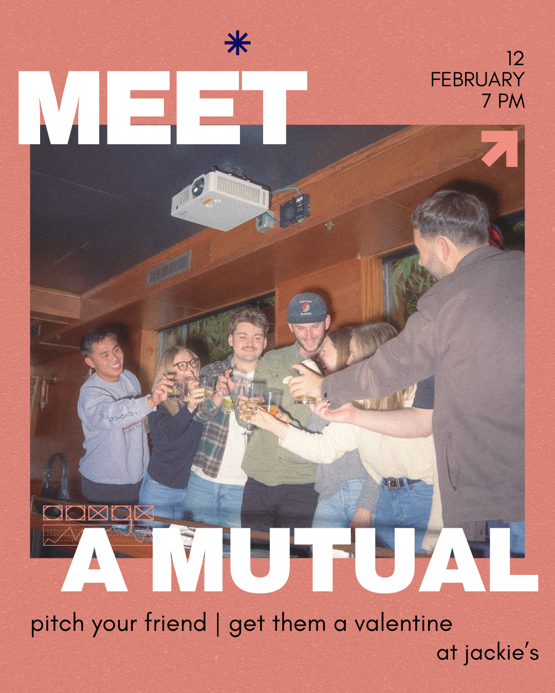Meet-a-Mutual | Pitch Your Friend to an Audience | at Jackie's | Free