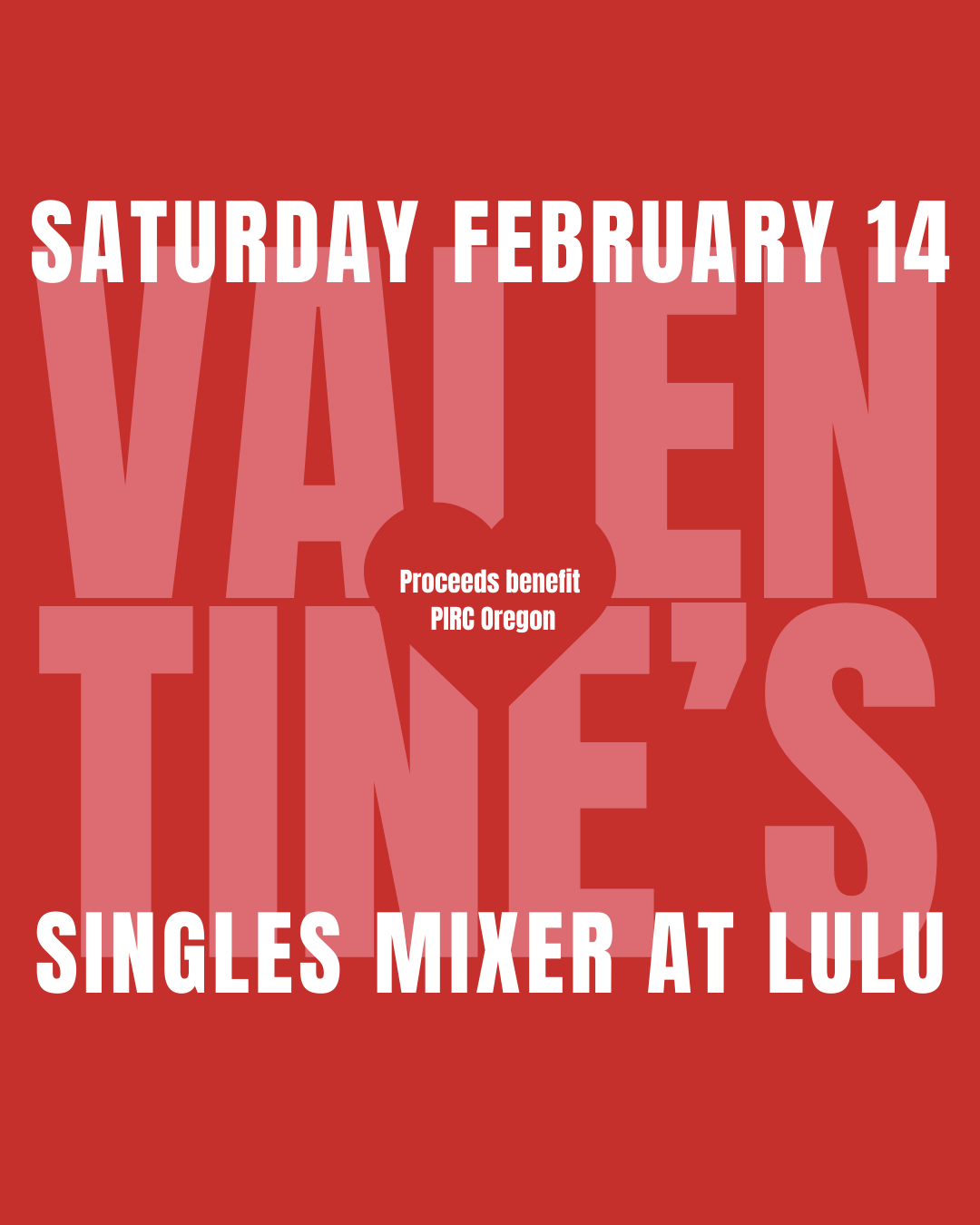 RED: A Valentine’s Party for Singles at LULU