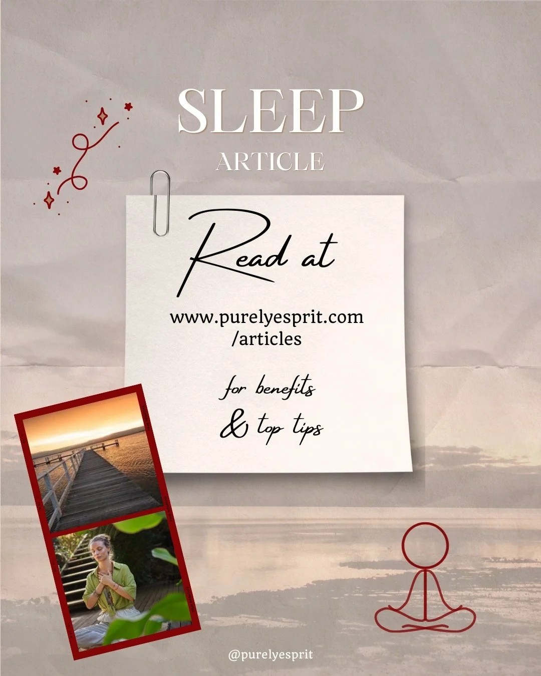 Our article on our website is full of top tips to improve the quality of your sleep!

There&rsquo;s also heaps of other helpful free resources on our site. 

Remember that you know your body best; if you are having chronic sleep issues, go see a prof
