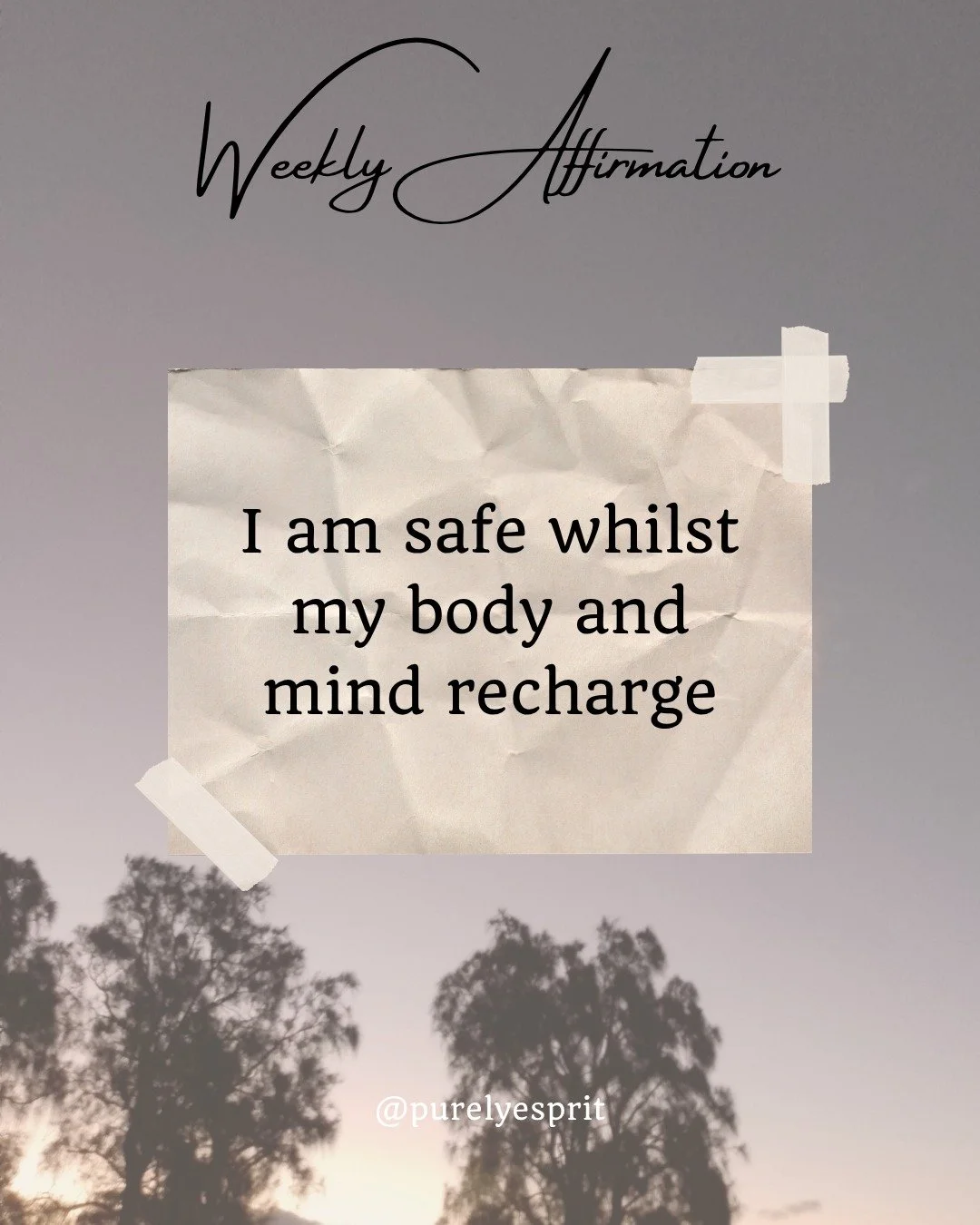 This month we'll be focusing on affirmations you can say before bed to improve your quality of sleep. 

Save this post so you can try it tonight!

Just close your eyes and focus on the words.

#sleep #sleepbetter #affirmations #healthandwellbeing #pu