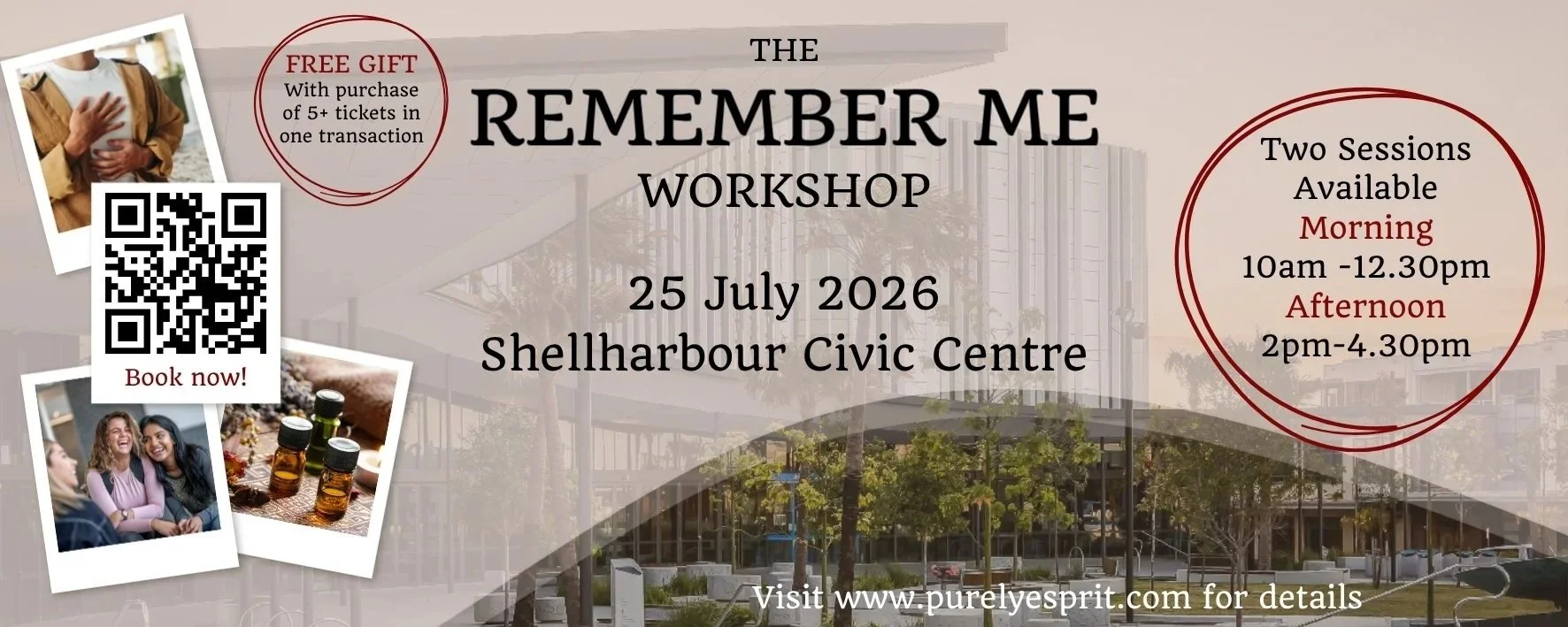 Remember Me Workshop - 25 July 2026