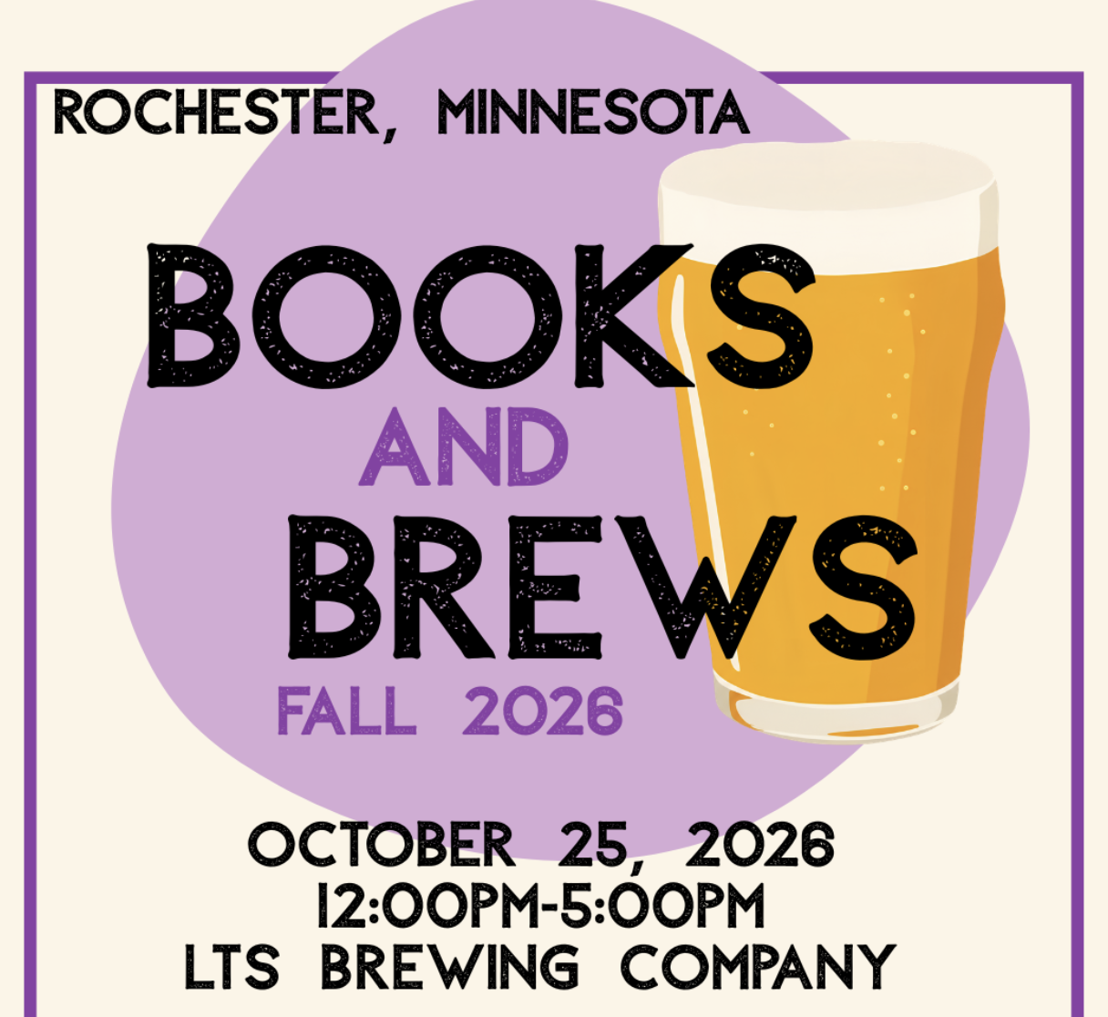 Books and Brews 2026