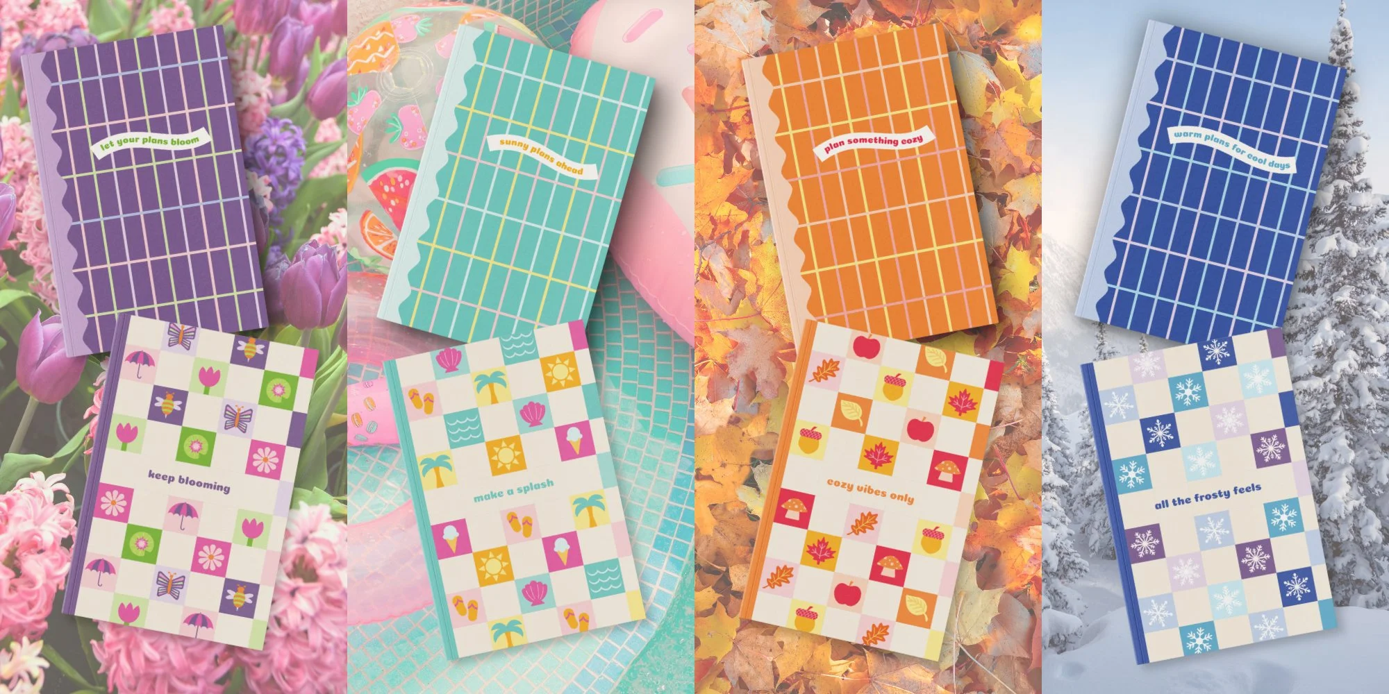 Seasonal Vibes Planners and Notebooks