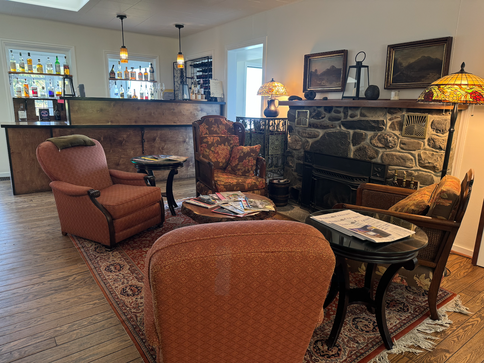 Interior of the Tearoom and Lobby