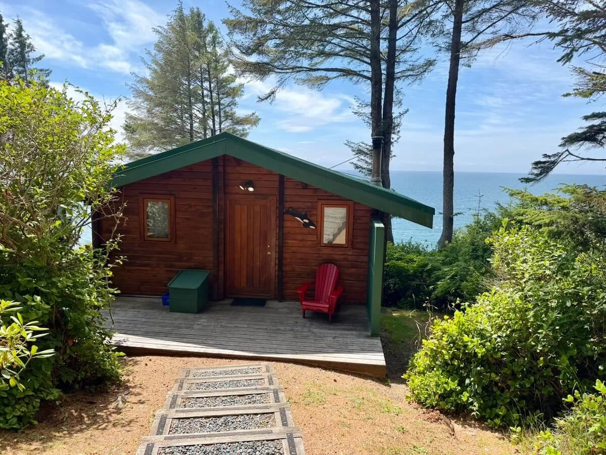 Exterior view of Orca cabin