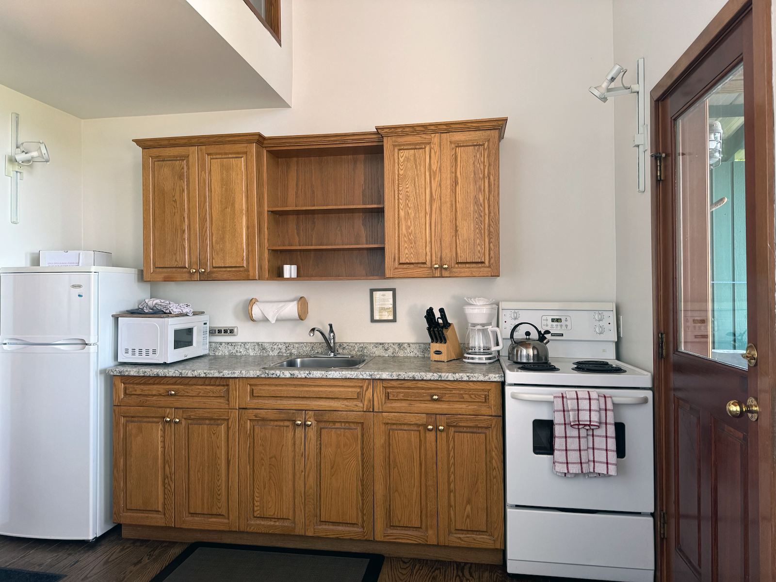 A kitchen in every cabin