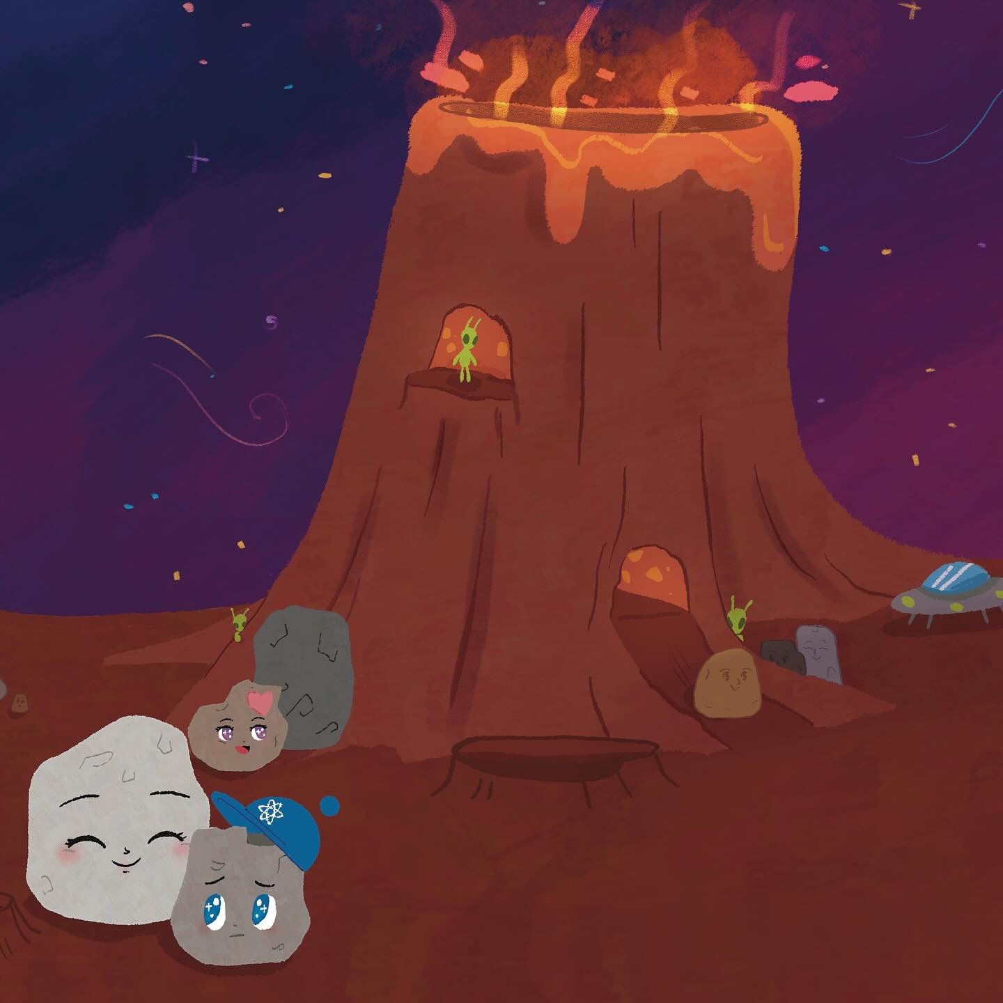 These past few months, I have been working as a copy artist on a set of two books in a decodable series for @thereadingandwritingproject ! After rounds of revisions from the sketch phase to the coloring, and through the guidance of the wonderful @boo