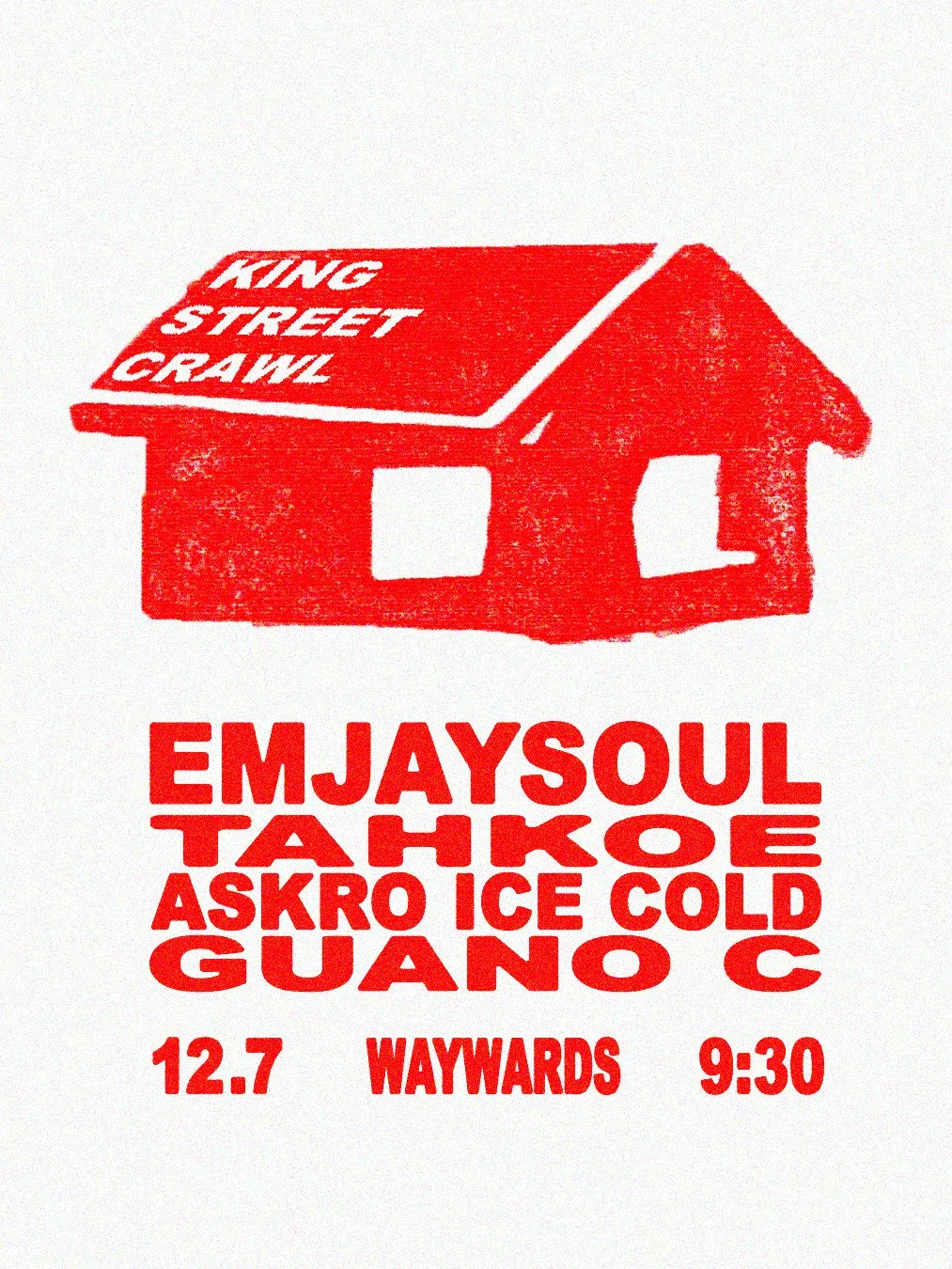 KING STREET CRAWL POSTER