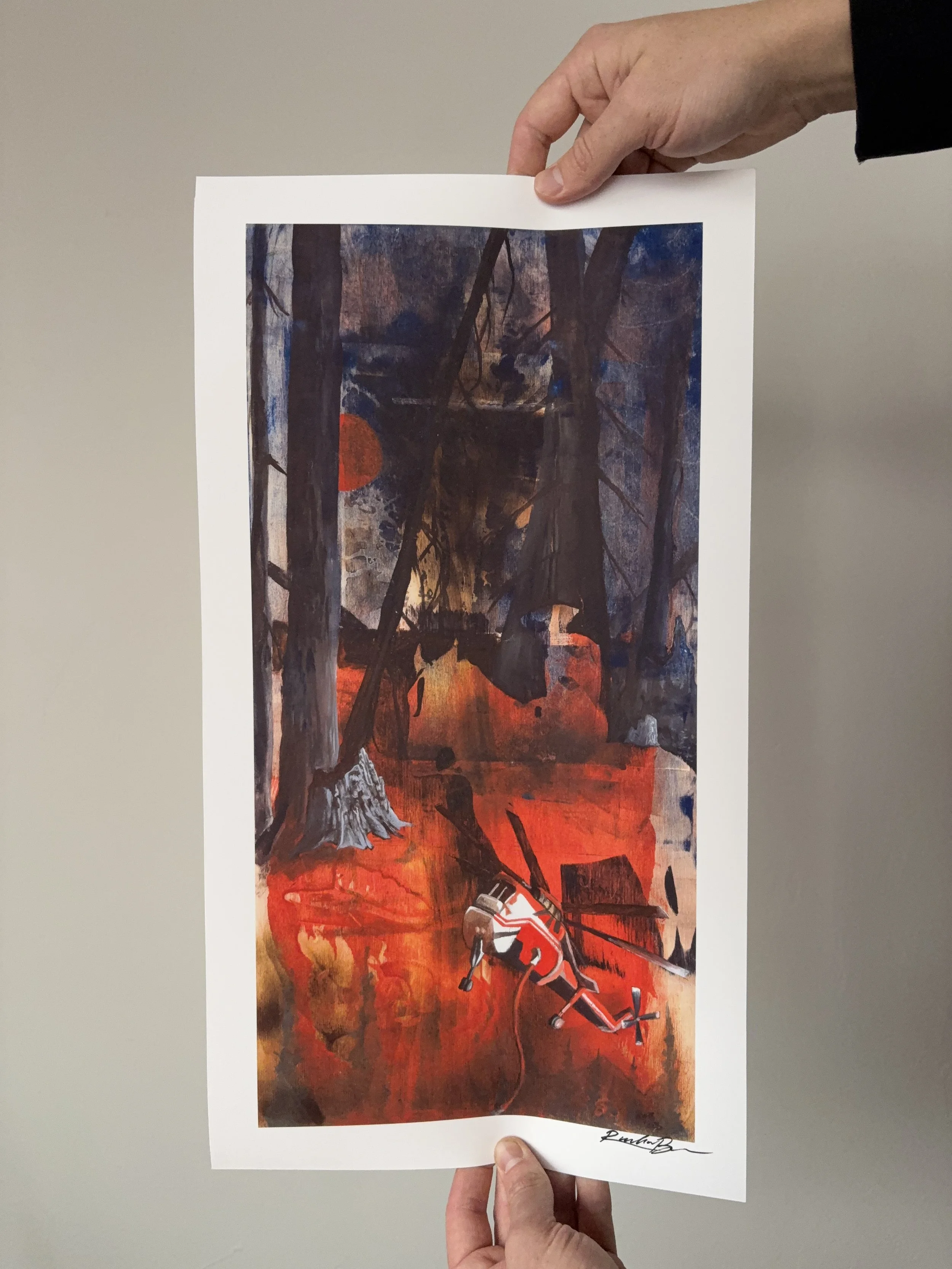 Not Out of the Woods Archival Print