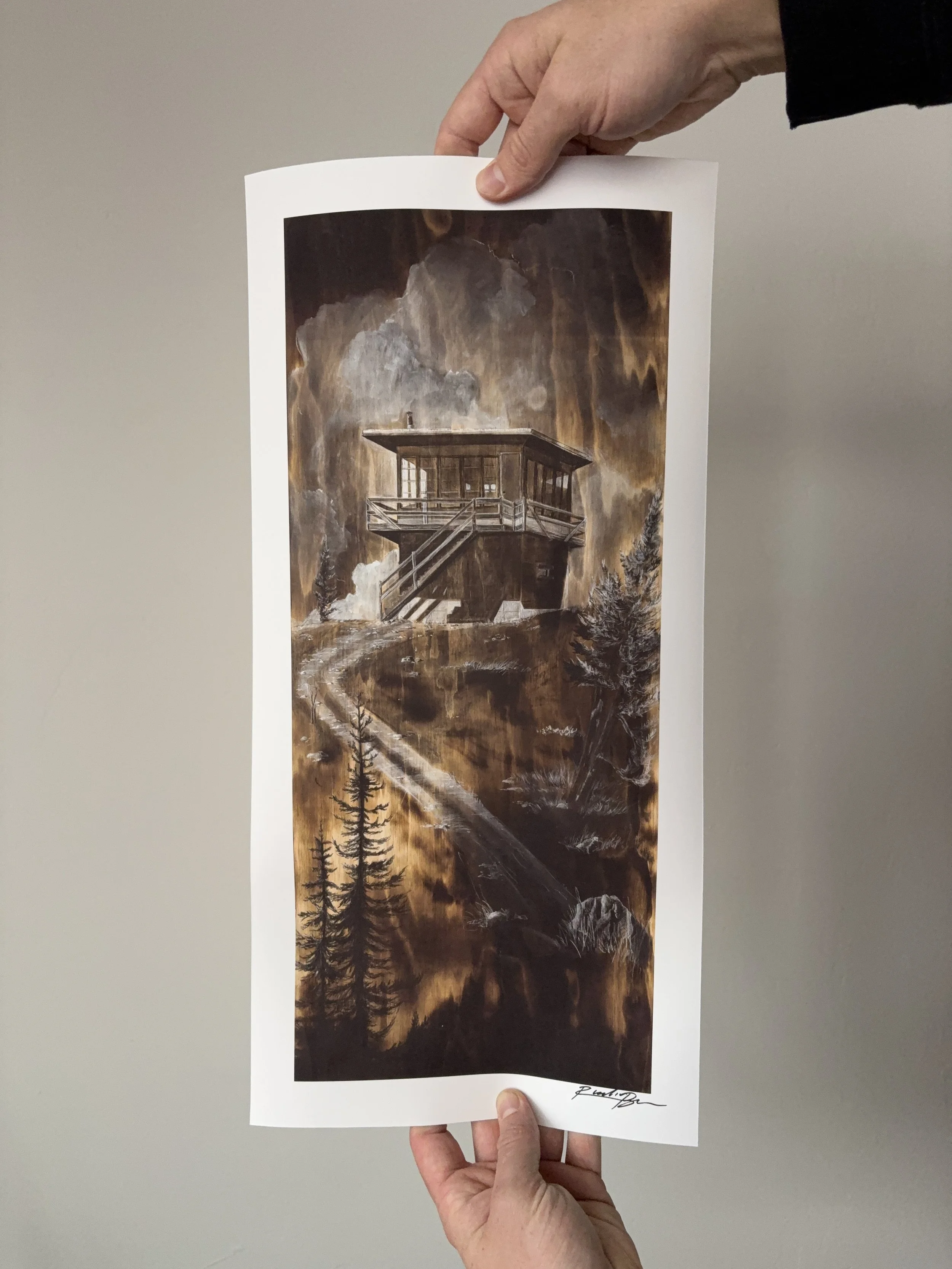 "Garnet Mountain Fire Lookout" Archival Print