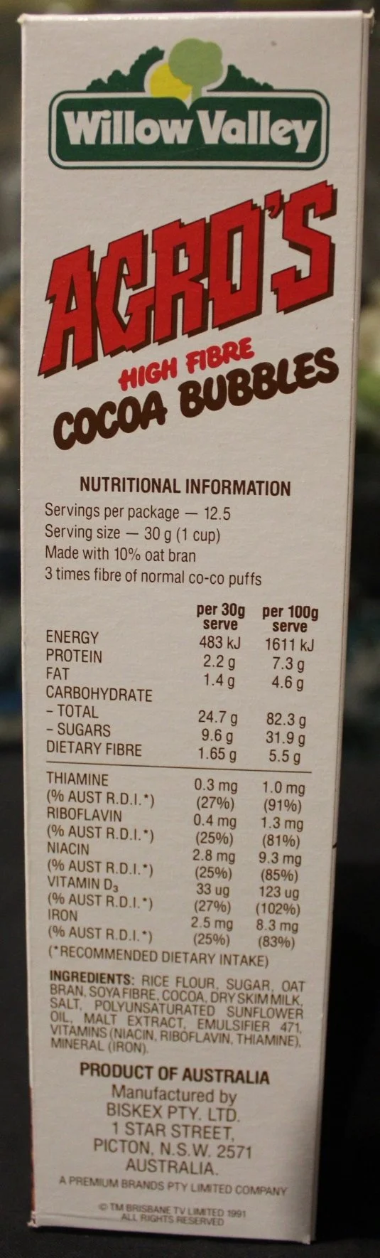 Side of Agro Coco Pops