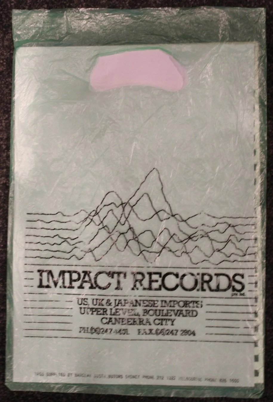 Boulevard Bag W/ 7 Digit Number