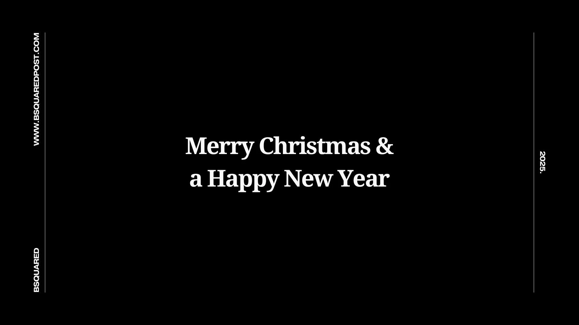 MERRY CHRISTMAS 
AND A HAPPY NEW YEAR 

As the year comes to a close, we want to say a huge thank you to all of our amazing clients for your trust, support, and continued belief in what we do.

We truly couldn&rsquo;t do it without you.

This year ha