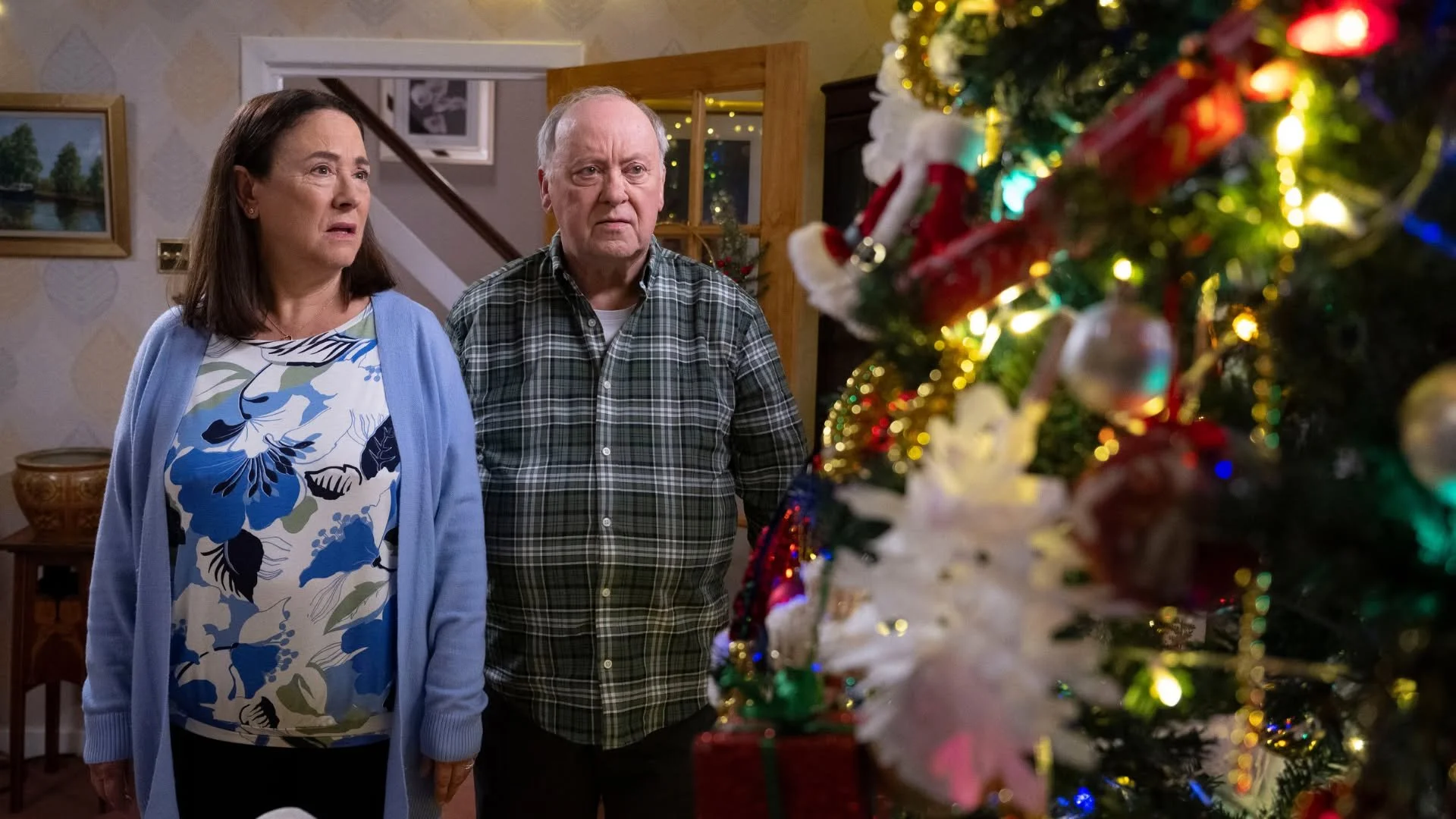 TWO DOORS DOWN.
CHRISTMAS SPECIAL 2025

When Eric and Beth put their tree up earlier than usual, they unwittingly kick off the Christmas season in Latimer Crescent. What starts as a simple decoration quickly turns into a flurry of festive activity as