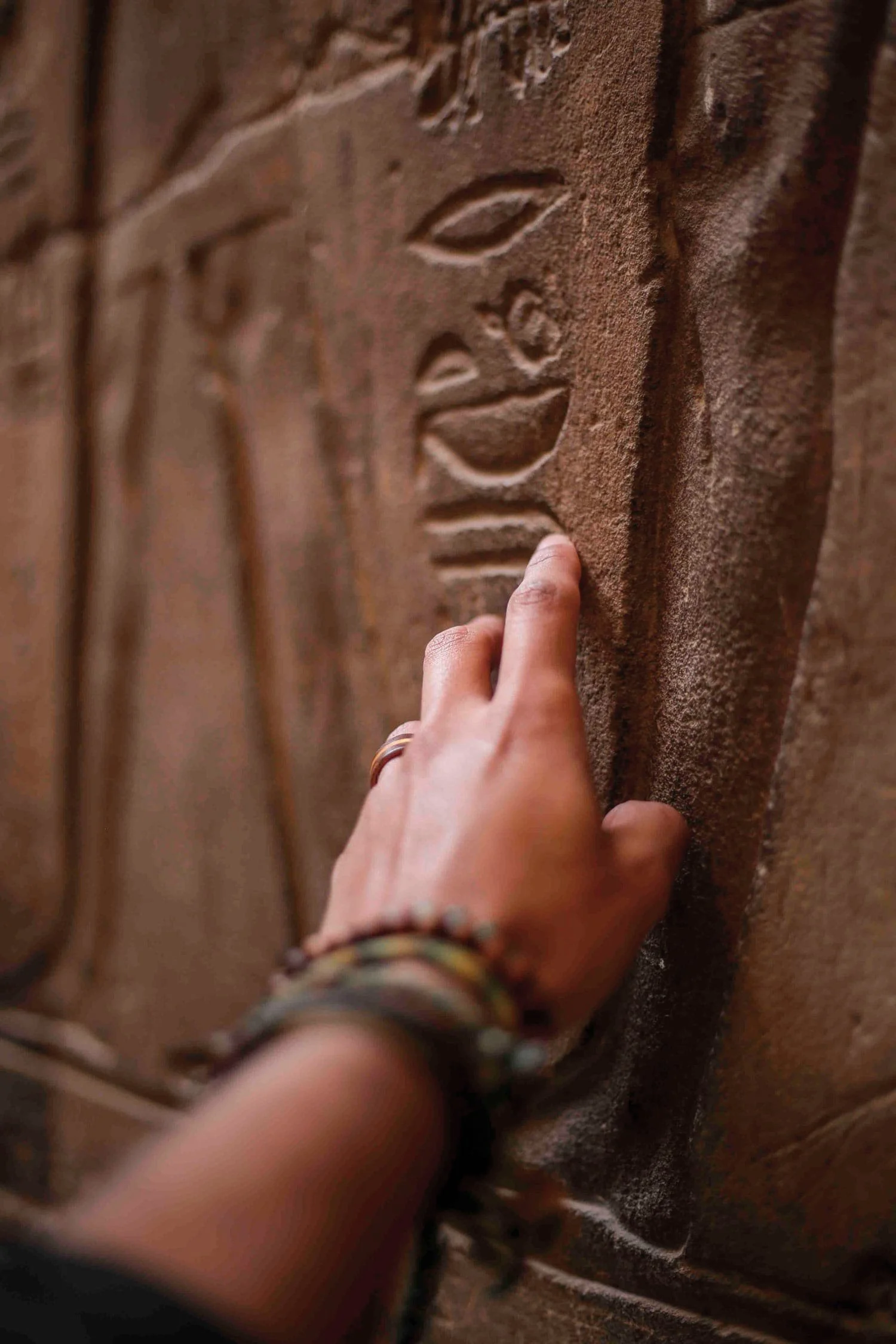 Connecting with History Hand on Ancient Egyptian Hieroglyphs.jpg