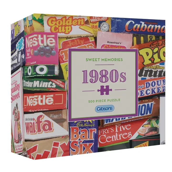 1980s Sweet Memories - 500 Piece Jigsaw Puzzle
