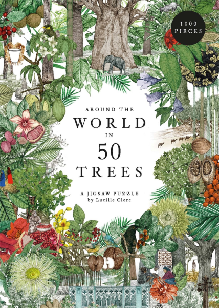 Around The World in 50 Trees: 1000pcs Puzzle