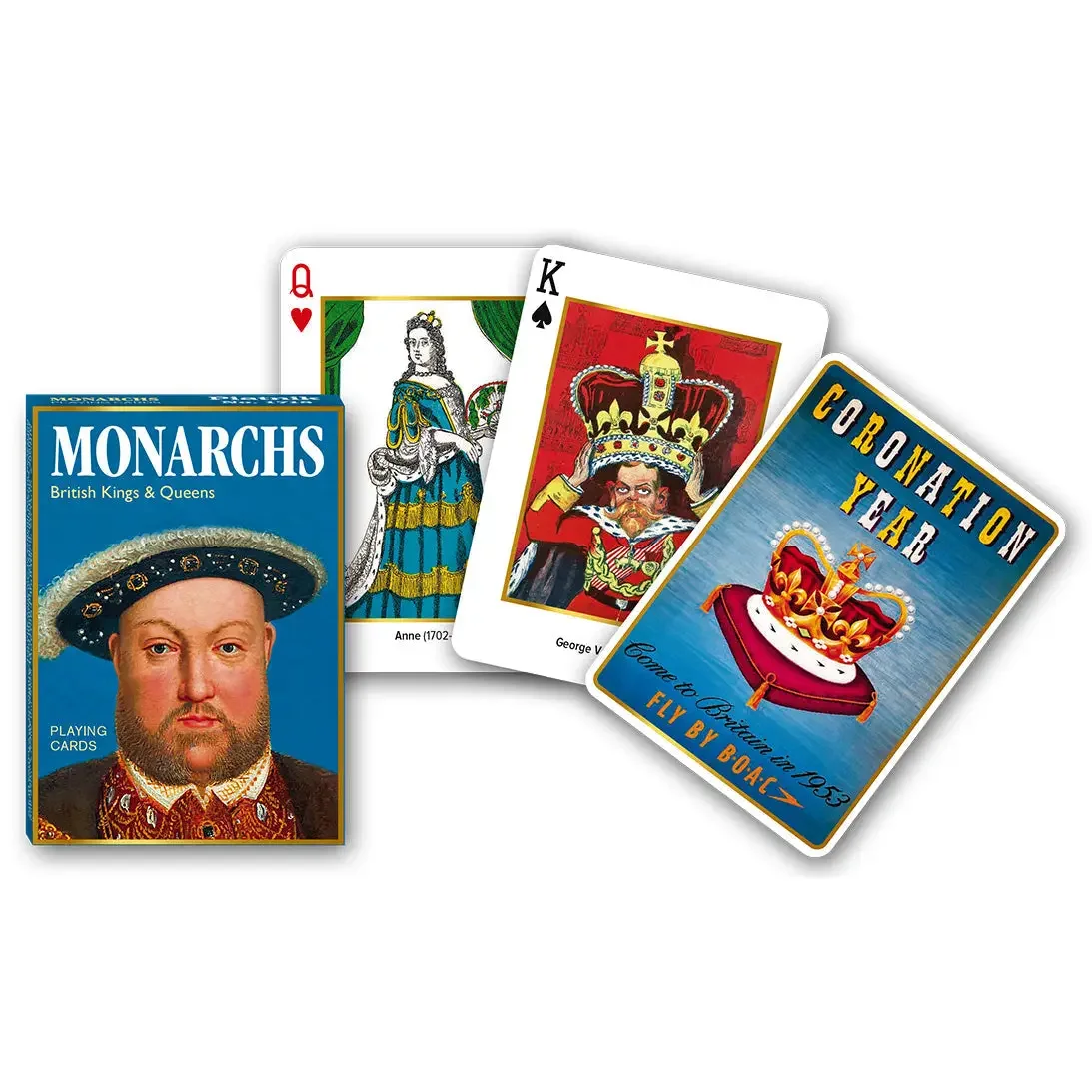 Monarchs: British Kings & Queens Playing Cards