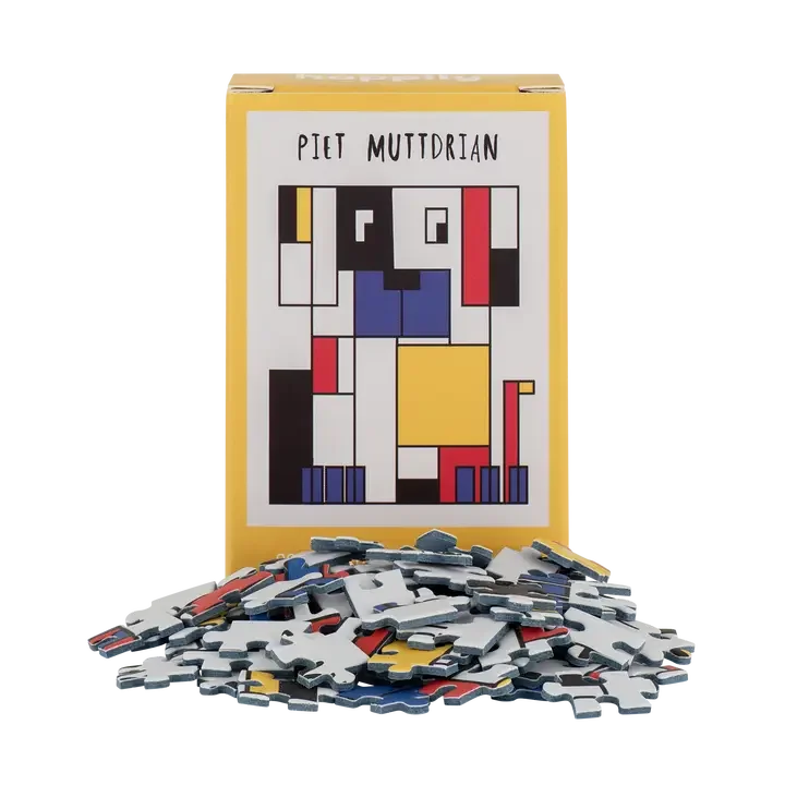 Piet Muttdrian - 99 Piece Mini Jigsaw Puzzle