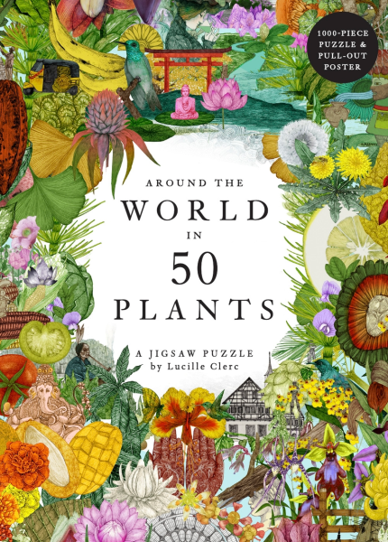 Around the World in 50 Plants: 1000pcs Puzzle
