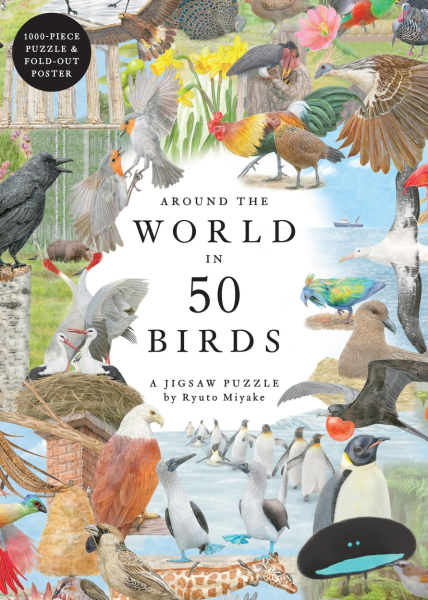 Around the World in 50 Birds: 1000pcs Puzzle