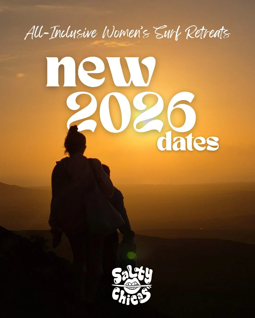 Get ready, chicas - our 2026 retreat dates are here! π‍βοΈπ
πΌπΈ
We’re bringing the sunshine, surf, and sisterhood with one exclusive week of salty adventures, island vibes, and deep connection.
Choose your dates:
14 – 21 March 202