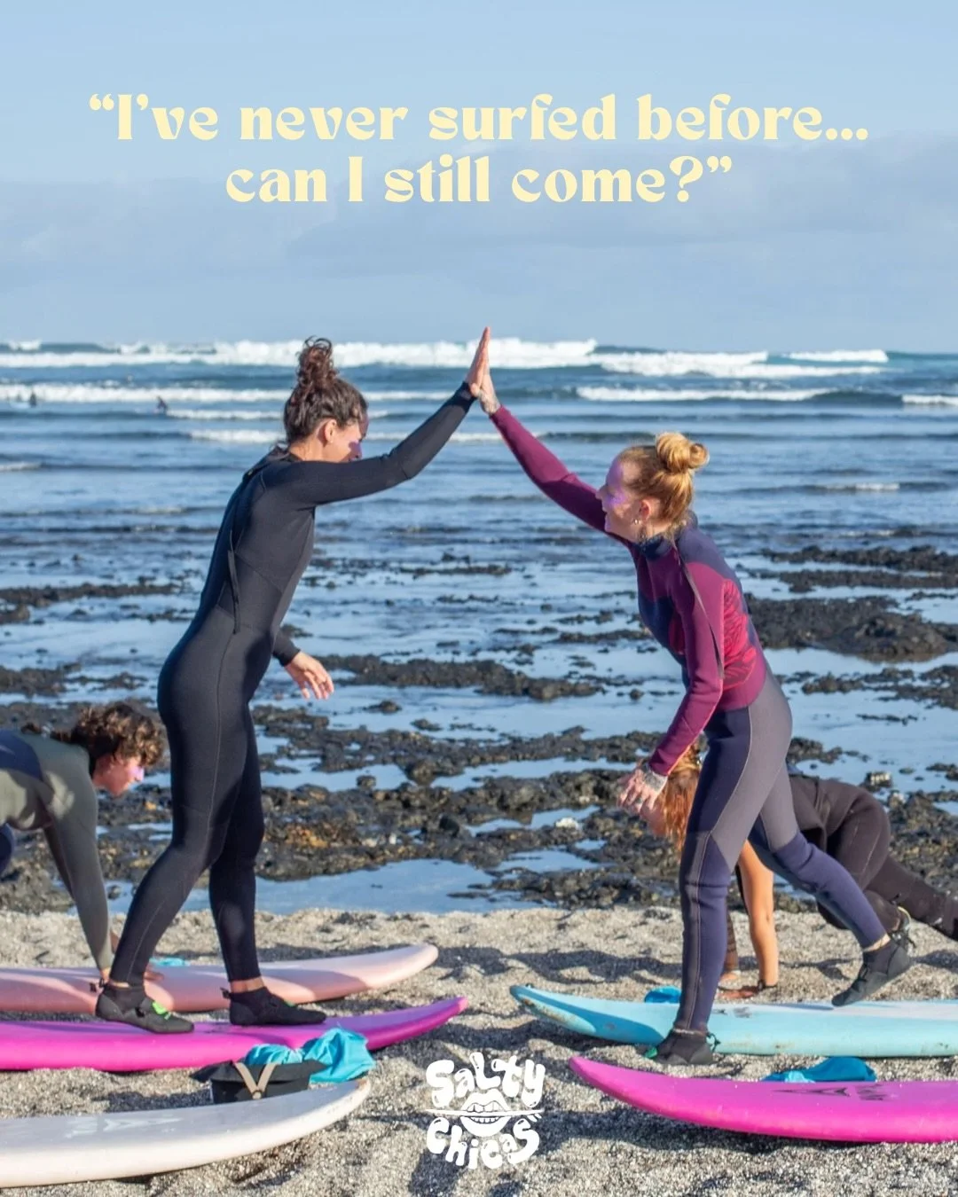One of the most common messages we get is:
 &ldquo;I&rsquo;ve never surfed before&hellip; can I still join?&rdquo;

The answer is always yes.

Our retreat is designed to make beginners feel safe, supported, and encouraged from the very first moment y