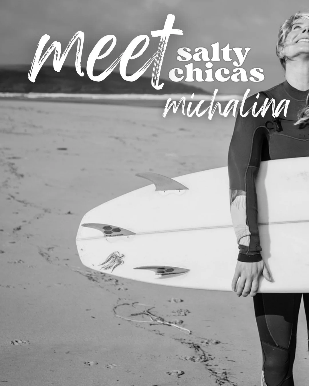MEET SALTY CHICA MICHALINA 🏄&zwj;♀️ our surf instructor!

&ldquo;I grew up in Poland but somewhere along my adult journey I discovered surfing and got hooked from the very first wave. I knew from that moment that it would be the rest of my life. All