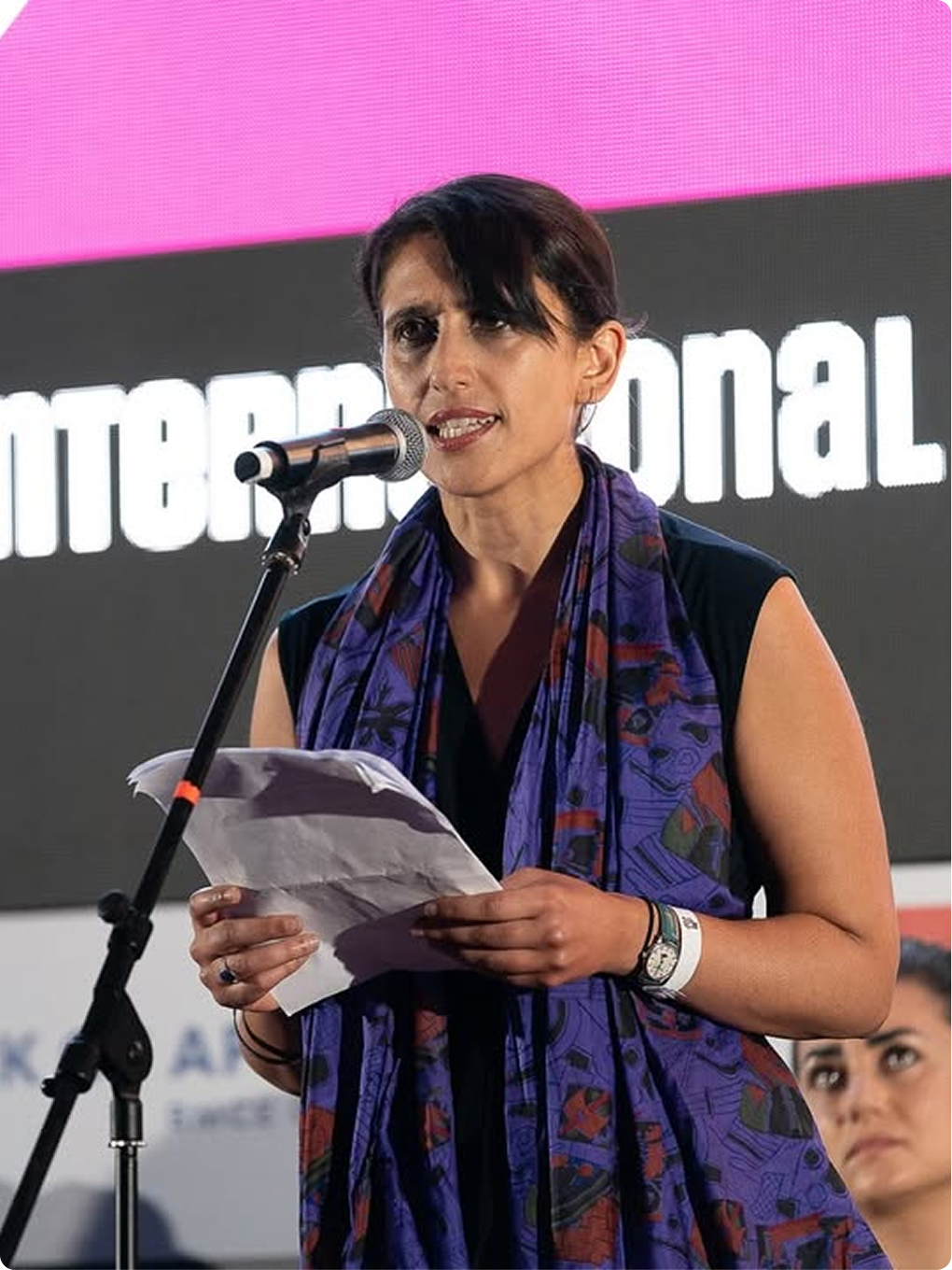 Discours de Fatemeh Jailani au Forum des Femmes pour la Paix