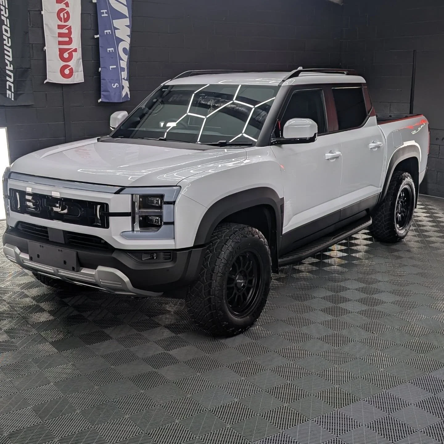 BYD Shark

Full new car coating package 🛡️ 

Plastics, paint, glass &amp; interior all protected to prevent elemental wear and tear, and making maintenance a breeze at the same time.

It's a no-brainer for your new ride - give us a call and get the 