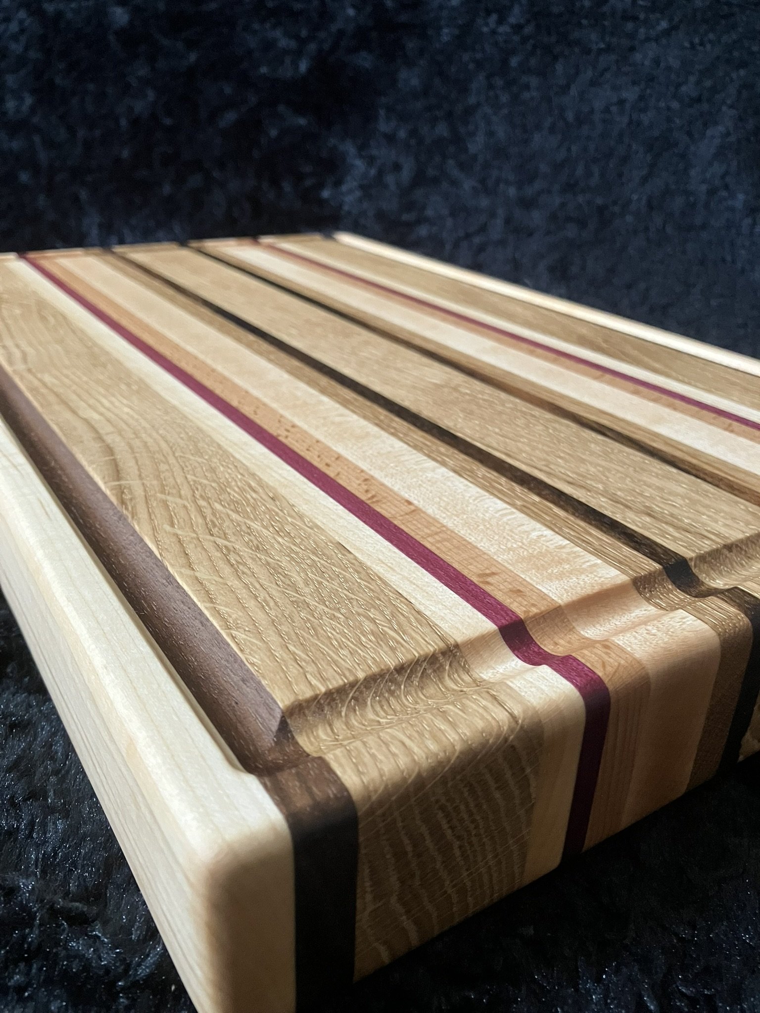 Multi Wood Kitchen Board featuring Purple Heart Wood