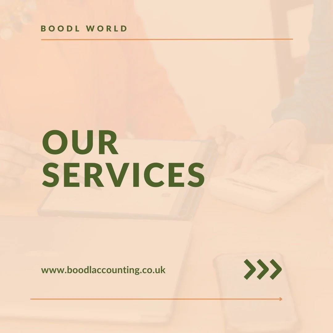 🌟 Introducing our Services at Boodl Accounting 🌟.

At Boodl Accounting, we believe that great accounting is about more than just numbers - it's about people - and we're very dedicated to providing exceptional accountancy services tailored to our cl