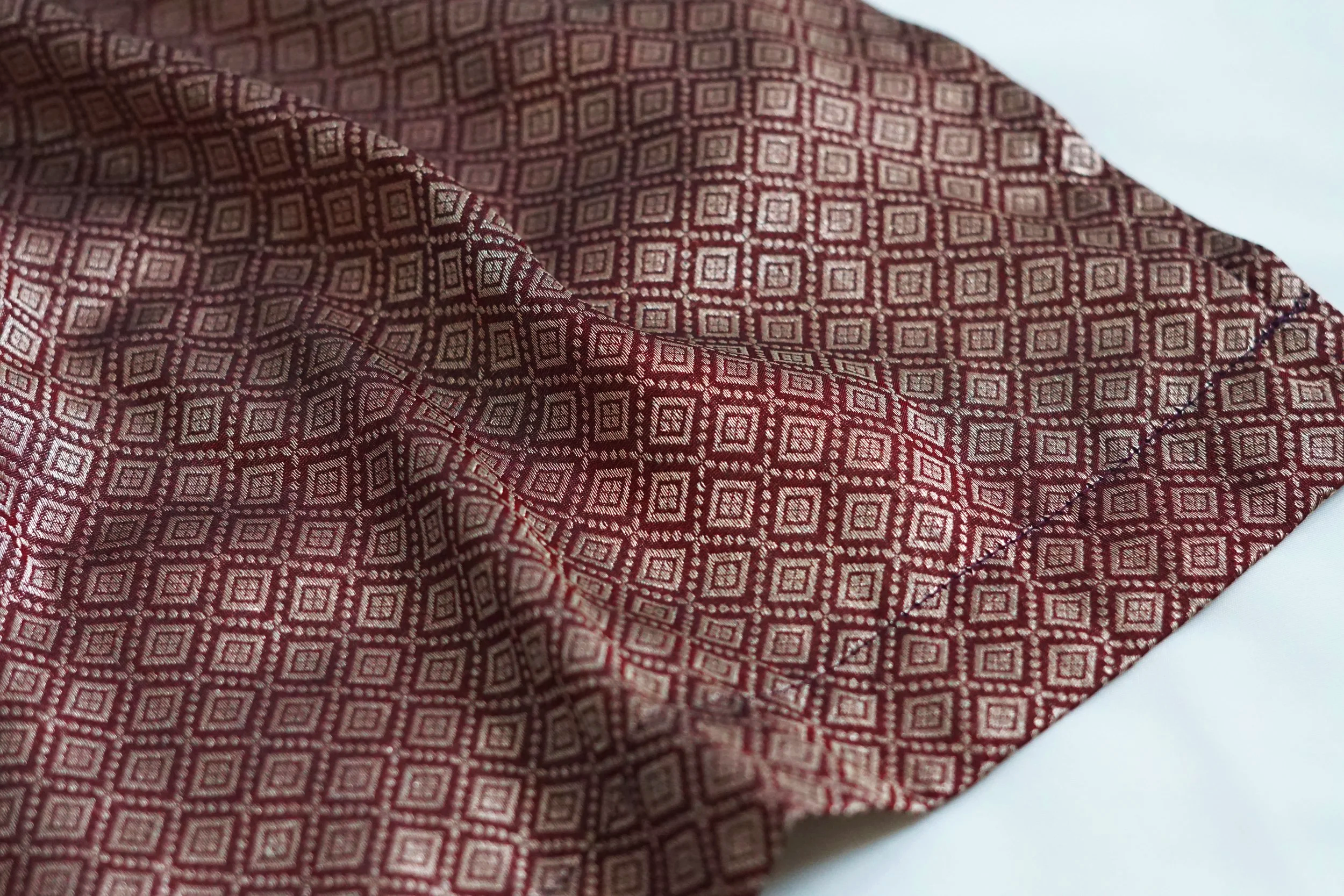 Burgundy Pocket Square
