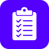 clipboard with checklist icon
