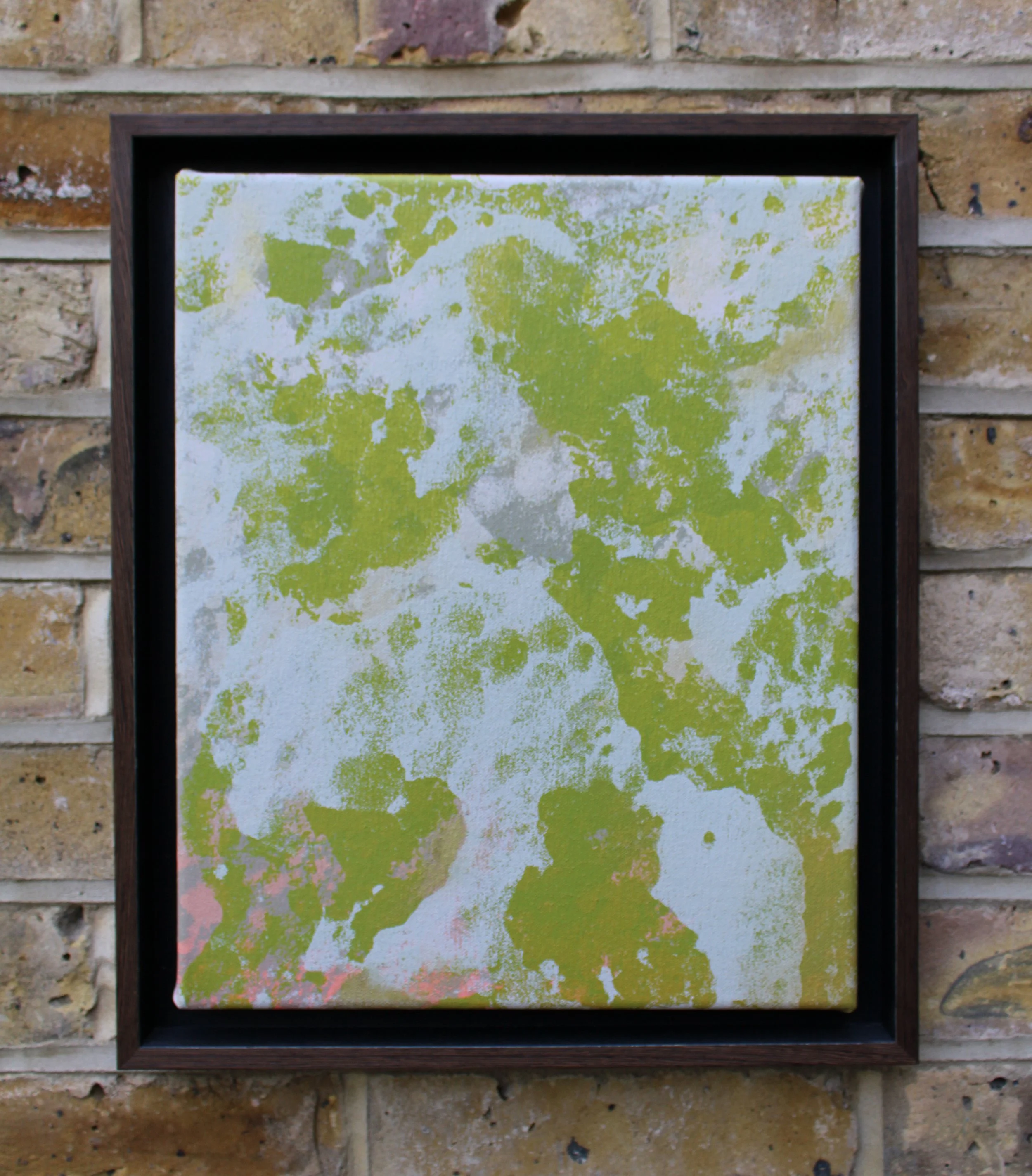 Burgit Variation #3  – Monoprint screenprint on canvas