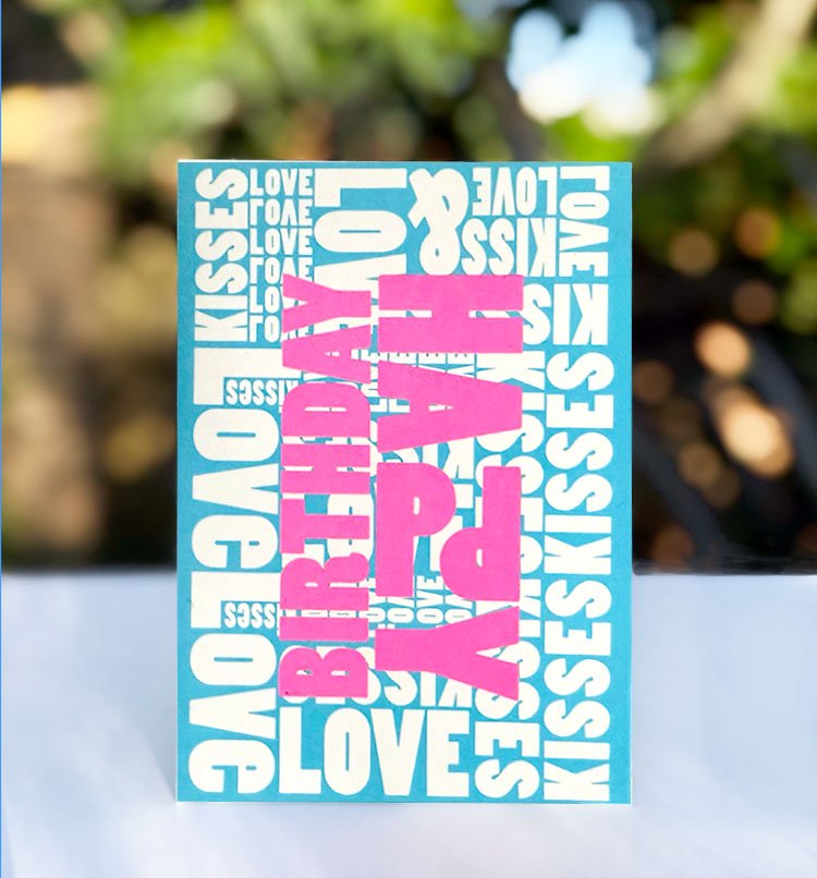 Love & Kisses Happy Birthday
