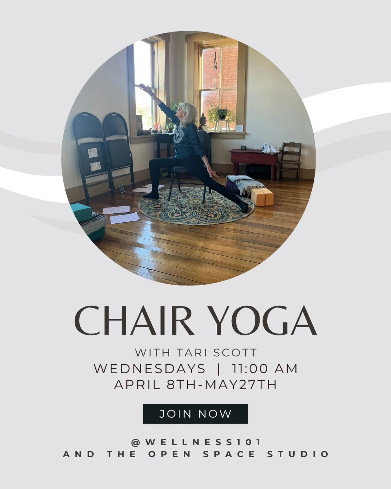There&rsquo;s a quiet kind of strength in choosing to meet your body exactly where it is. 🤍

Chair yoga is a beautiful reminder that movement doesn&rsquo;t have to be intense to be powerful. From the support of a chair, we can stretch, strengthen, b